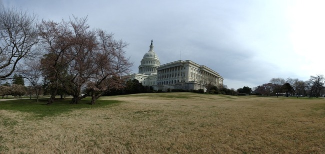 The US Capitol from the southwest