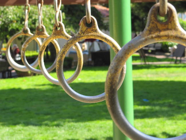 Rings on the playground
