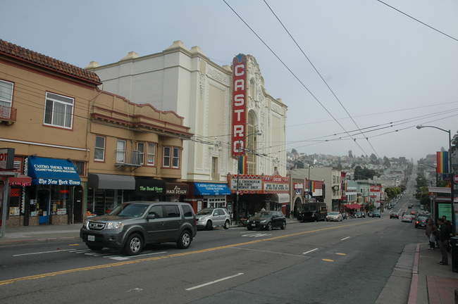 Castro Street and its iconic theater