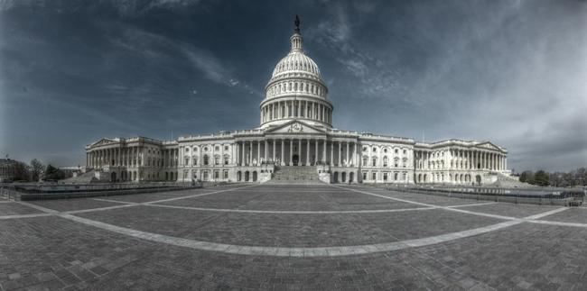 The US Capitol, seen in HDR