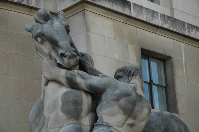 Statue on Pennsylvania Avenue