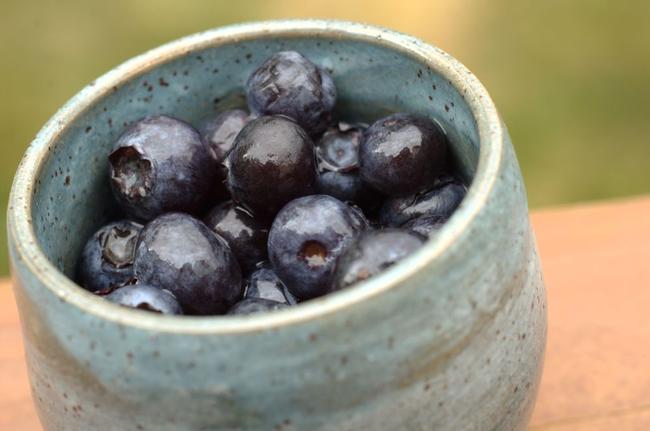 Blueberries: delicious