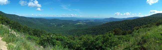 Gimlet Ridge Overlook (2675ft, W)